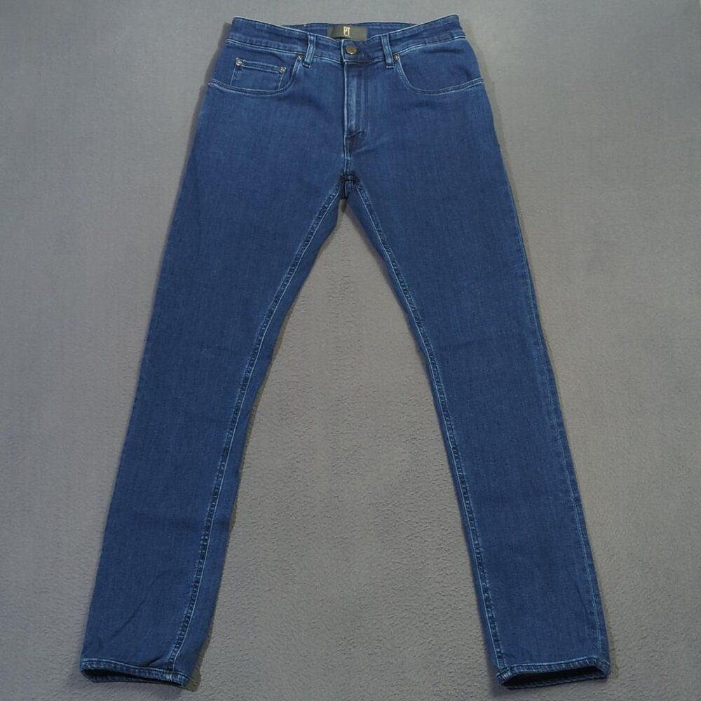 PT Torino Jeans Men's 30x32 Blue Jazz Stretch Slim Fit Denim